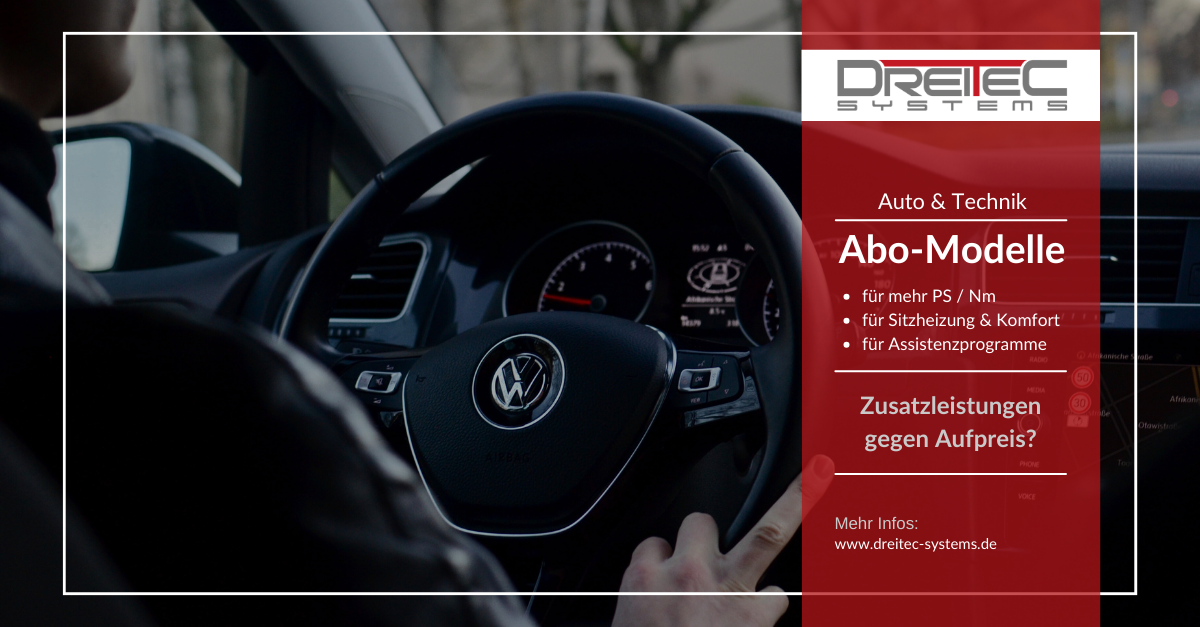 DreiTec Systems Abo-Modelle für Autos